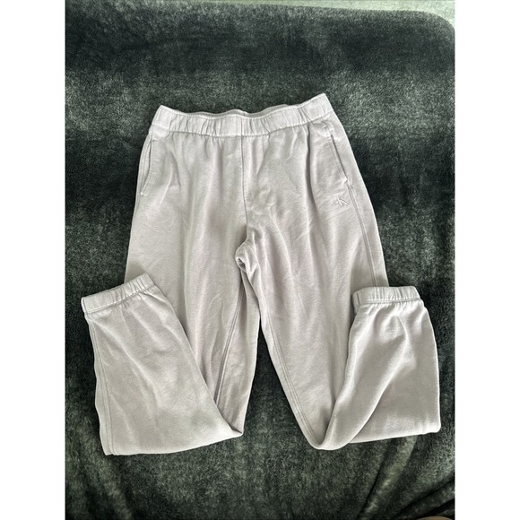 Women's Size Medium Jogger Sweatpants By Calvin Klein Purple‎ - Picture 1 of 9